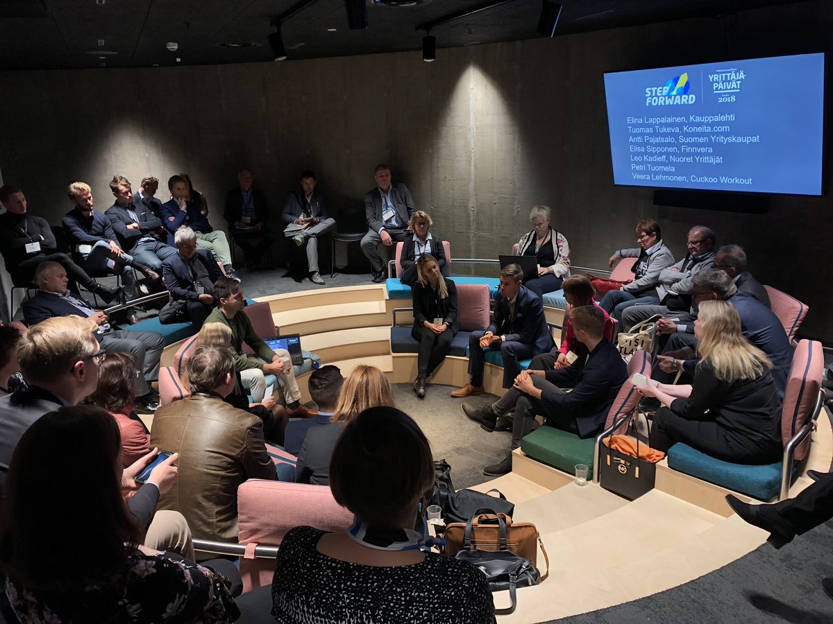 Tärkeä ja liian vähän käsitelty #yrittäjyys-näkökulma esillä Yrittäjäpäivillä: Suomi tarvitsee innovatiivisia #startup’eja, mutta myös uuden omistajan myötä kehittyviä #restartup’eja. #VYP2018 #yrittäjät #kasvu