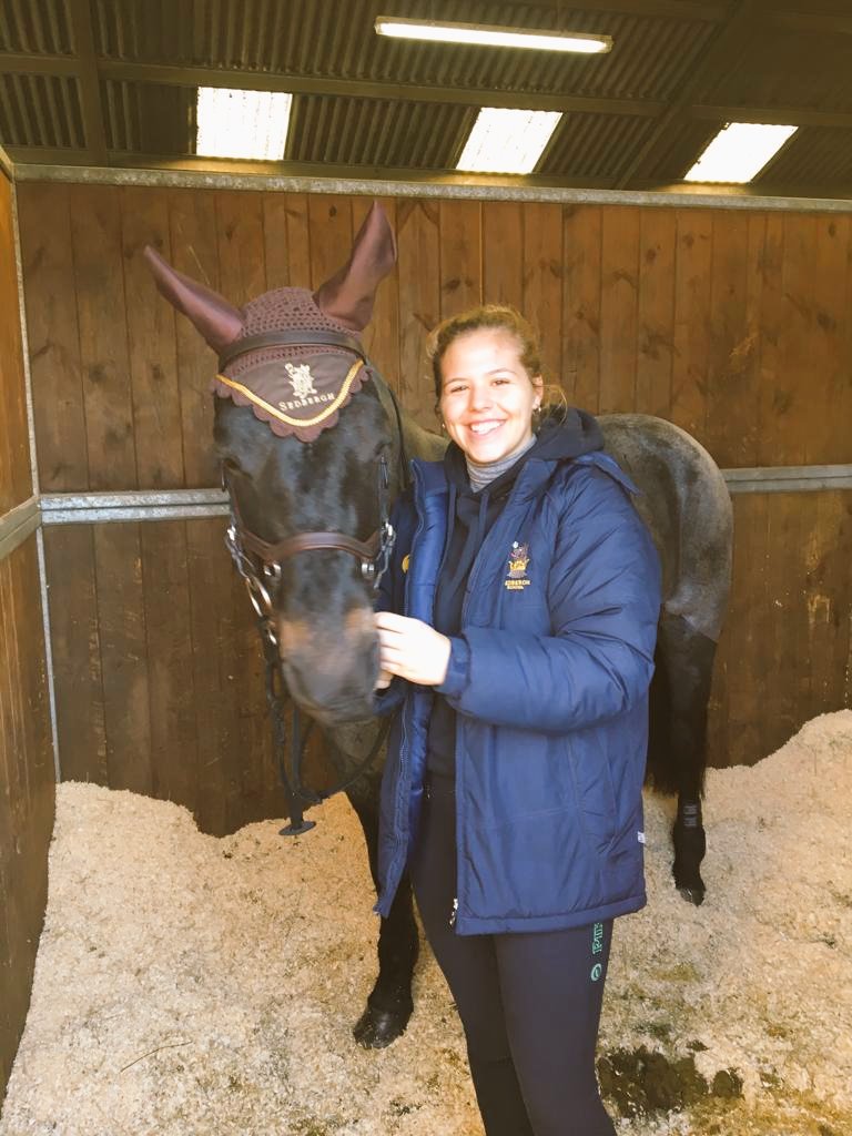 Sed_Equestrian's tweet photo. Gaby is doing an amazing job helping everyone #topgroom #manicmorning https://t.co/02T9rrU8fD