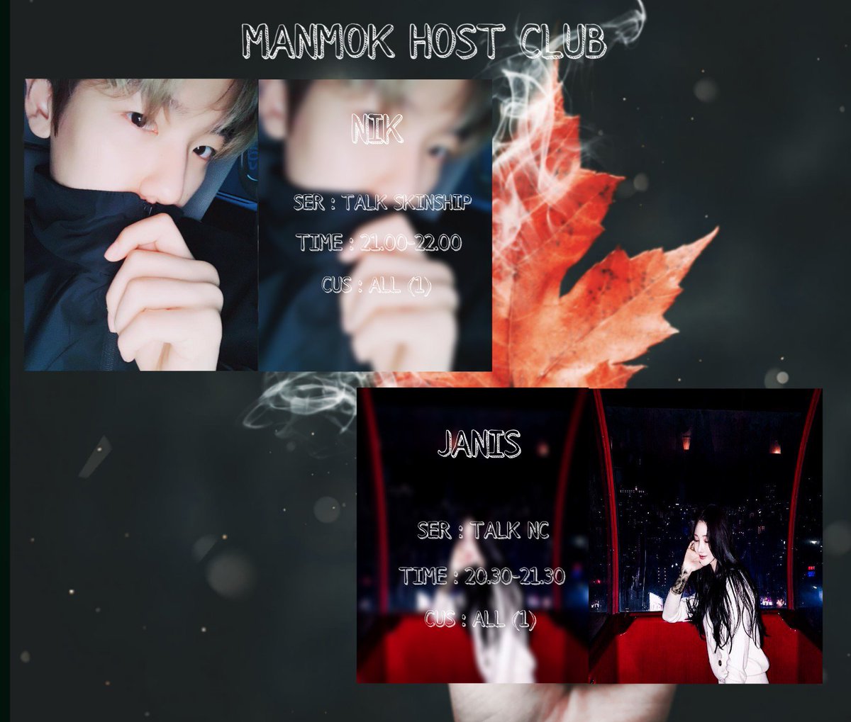 MANMOK1810's tweet photo. 《#โฮสต์ม่านหมอก》
OPEN : 18.00-23.00
DM : @MANMOK1810 
[ #ยืมเมจforhost #ยืมเมจfosrex ] https://t.co/raaKTvNZLg