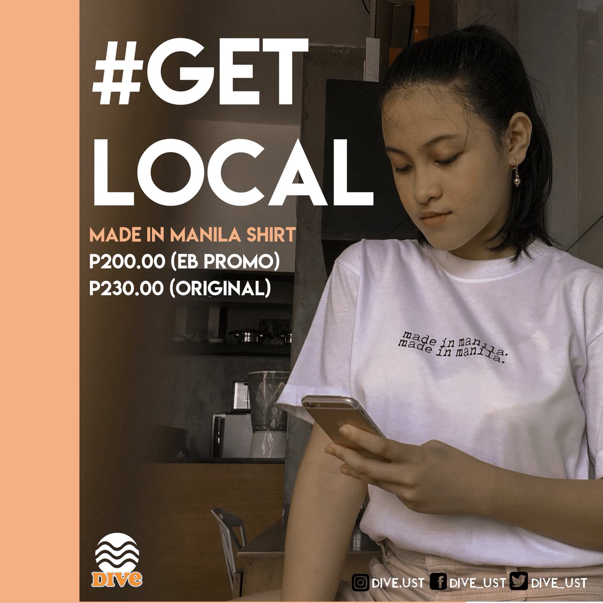 DIVE_ust's tweet image. HELLO 🇺🇸 KUMUSTA 🇵🇭 ANNYEONG 🇰🇷KONNICHIWA 🇯🇵

We&apos;ve arrived! MNL!

&quot;MADE IN MANILA&quot; Shirt!

Wait up for our next destination!

GET YOURS NOW FOR PHP 200.00 ONLY UNTIL SATURDAY @ 11:59PM!

Claiming of shirts will be announced soon!

DM us for more inquiries.

#CelebrateCulture