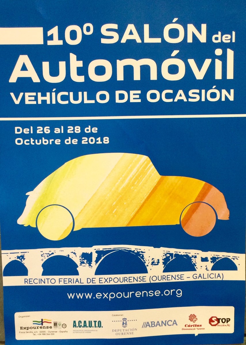 CaritasOurense's tweet image. Otro año mas #Acauto donará un porcentaje de cada coche vendido en el Salón del Automóvil que comienza hoy  @EXPOURENSE #Ourense #EmpresasConCorazón