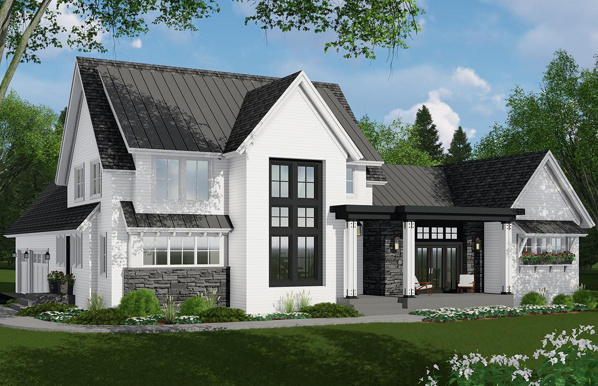 Best House Plans On Twitter What A Stunning Modern Farmhouse