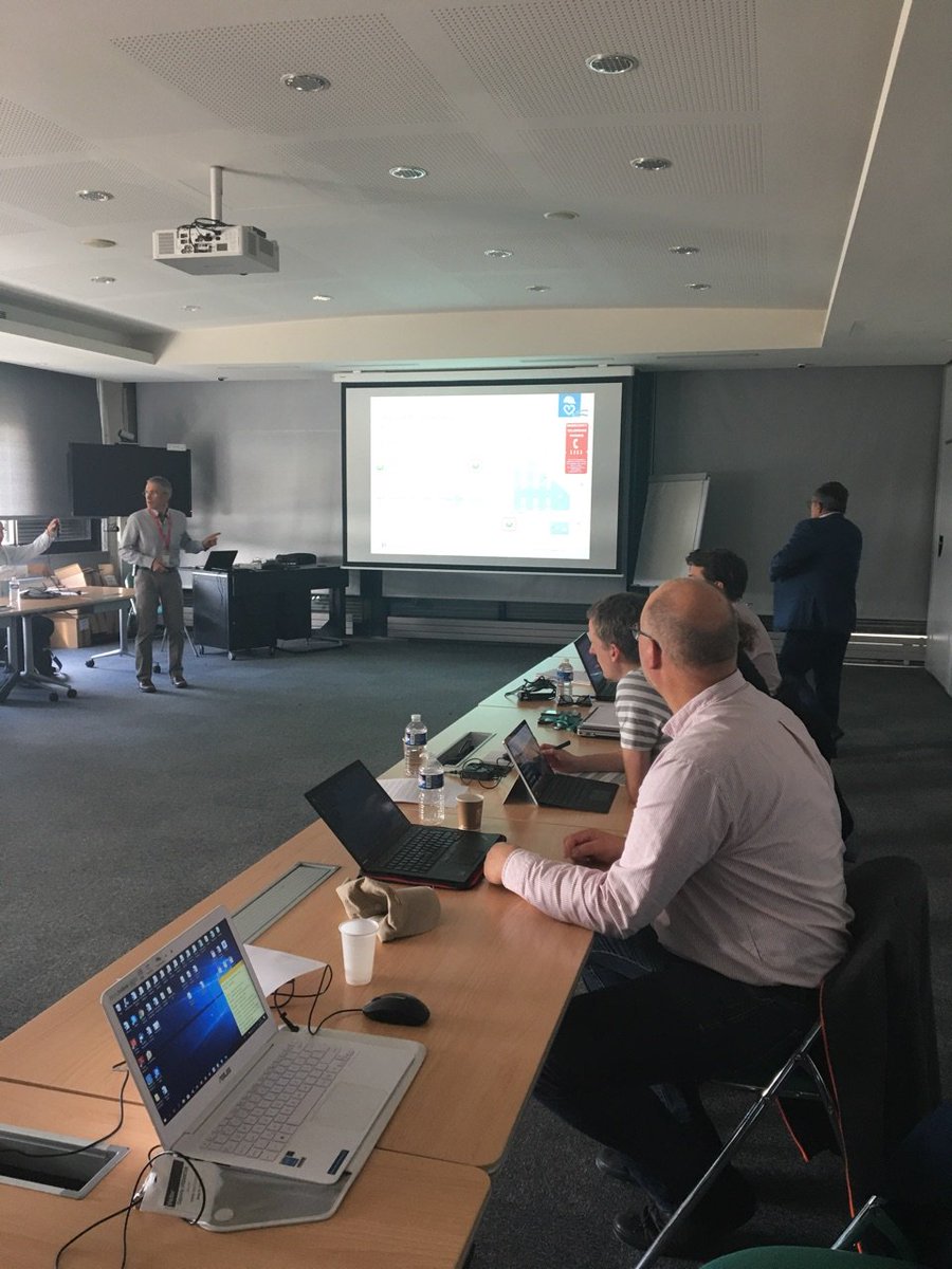 Ecobinder1's tweet photo. The consortium has gathered on 24th- 26th September in Lyon, France for the General Assembly meeting after 45 months of the project. 
We also had a chance to attend an interesting tour with a guide on the stadium of Olympique Lyonnais. https://t.co/dWWhYQ6rU1