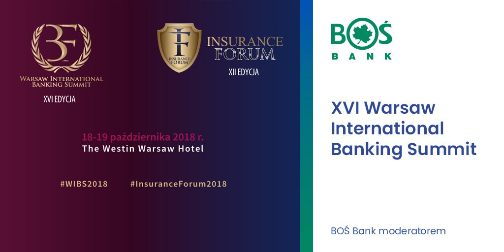 BOS__Bank's tweet photo. Tomasz Jakubczyk, dyrektor Departamentu Elektronicznych Kanałów Dystrybucji #BOŚBank'u w roli moderatora dyskusji podczas #WIBS2018. Omawiamy nowe modele w finansowaniu: Przyszłe role banków i strategiczne implikacje. #OpenBanking #WyznaczamyTrendy #WiedzaToWartość https://t.co/DskgUMOEMI