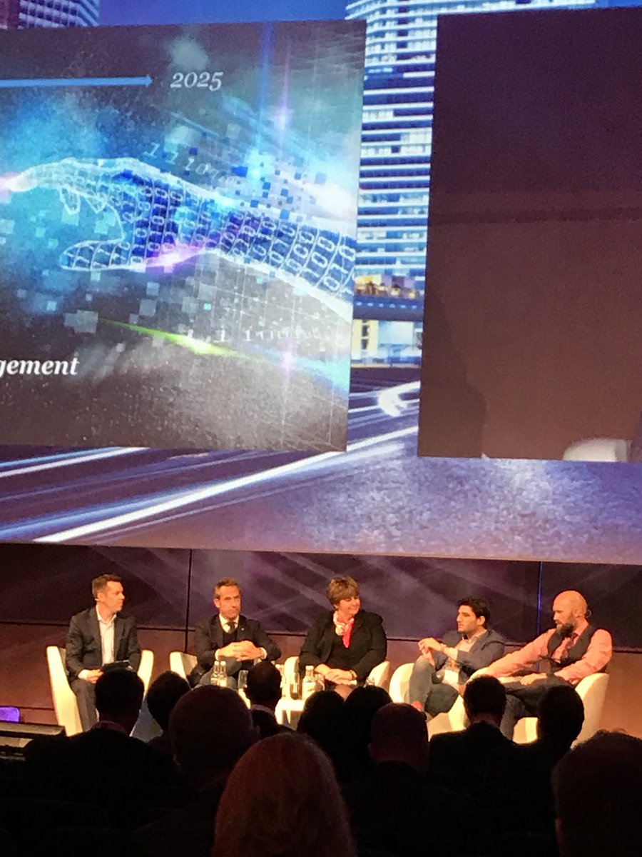 A_Argilli's tweet image. On stage now @stevenlibby10 and his panel talking about the future of #AssetManagement @PwC #pwcawm2018 #dublin