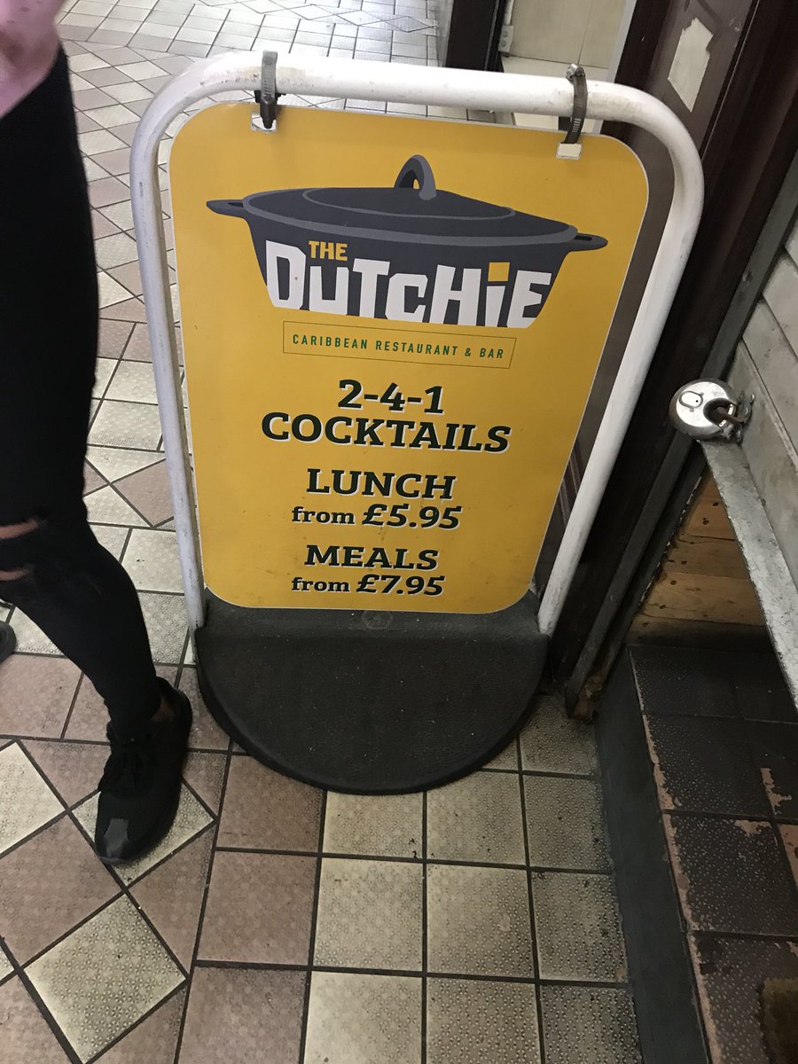 Not impressed @dutchiecroydon waiting at 12.30 you should be open an hour ago. Rang ship, told to wait outside for a further 10mins or go and sit elsewhere. Poor customer service.