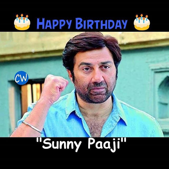 Happy Birthday Sunny Deol   