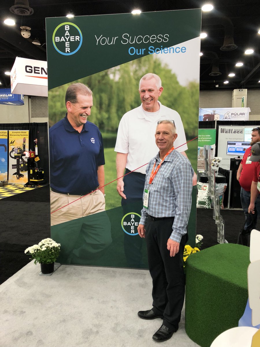 Jon Cundiff of Weed Man &amp; Brian Haga of Scientific Plant Service are taking #gieexpo by storm. Thanks for joining the #tocabreakfast today!