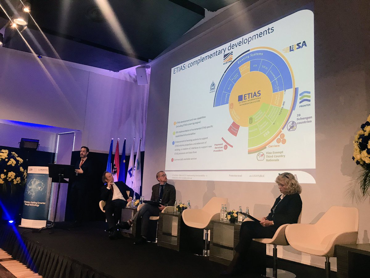 augmentiq's tweet image. Sincere thanks to the leadership of @EULISA_agency and @Frontex for bringing together so many industry stakeholders in Tallinn this week to discuss #EES, #ETIAS, Land Borders and Interoperability - and much more!

#digitalborders #eulisaconference #frontex @euLISAconf