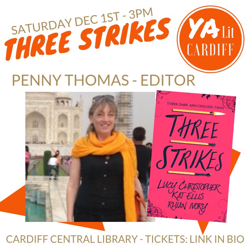 YALitCardiff's tweet photo. And finally we’re delighted to have @FireflyPress publisher and editor extraordinaire @pennyanne771 as our third and final panellist. Are you ready to chat #ThreeStrikes with us?? 🧡📚🎉 #UKYA #YALitCardiff Tickets (via the fantastic @GriffinBooksUK): https://t.co/A9D9ho6QkL https://t.co/KQs49VWUZV