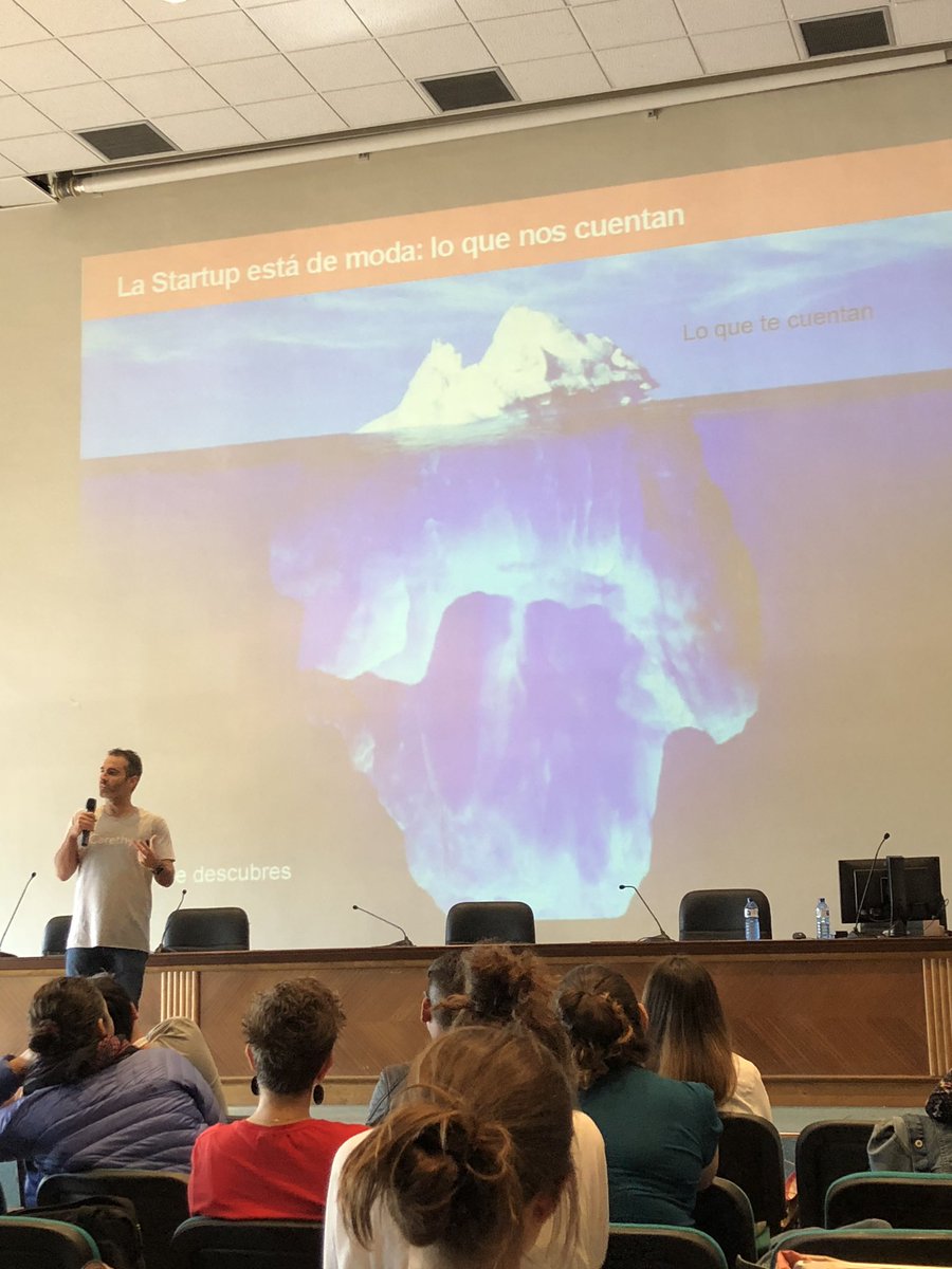camipelufo's tweet photo. ¿Qué implica tener una #startup exitosa? Lo que nos cuentan vs lo que descubres: por @francescfontcot  en #googleactivate #barcelona https://t.co/7aanY33pZi