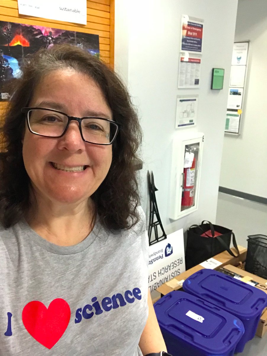 guertin's tweet photo. Early morning gathering of boxes &amp; bins for campus maintenance to bring over to our community partner @TylerArboretum for our weekend @sustainpsubw outreach program at their fall festival Pumpkin Days! @science_a_thon #dayofscience #weekofscience More: https://t.co/LSt9rQkdvo https://t.co/T7vfsIqqs9