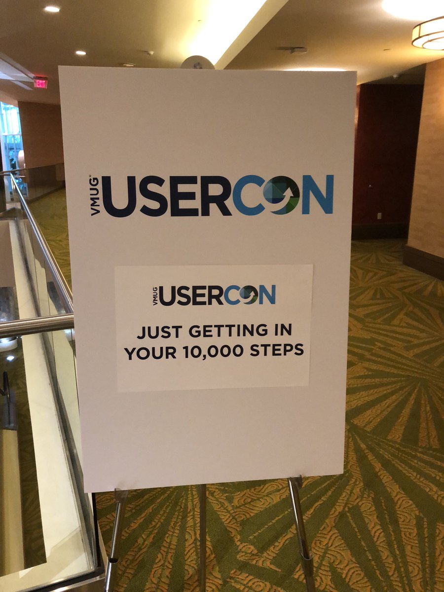 monro_martz's tweet image. A little fitness motivation before #VMUGUserCon @FLVMUG. Come join us!