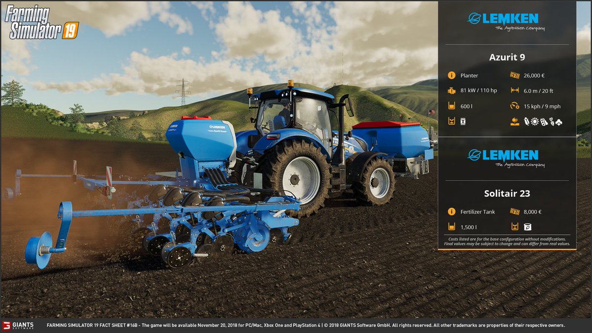 farmingsim's tweet photo. It's #FactSheetFriday guys and we are going completely nuts today! let's have 8 Fact Sheets for your viewing pleasure #FS19 2/2 https://t.co/bB6t2OBvHl