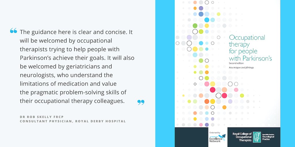 Hot off the press, our latest best practice guidance: Occupational therapy for people with Parkinson’s. Members - download your copy today! ow.ly/rx8x30mhBhu #occupationaltherapy