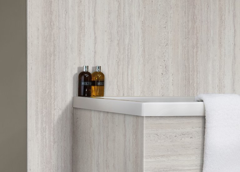 bushboard's tweet photo. Did you know that Nuance wall panels are 6 times faster to install than tiles? This makes them ideal for commercial projects where down time needs to be kept to an absolute minimum. Find out more: https://t.co/43j9McF5Oz #bathroom #interiordesign https://t.co/8qtii9Zd56