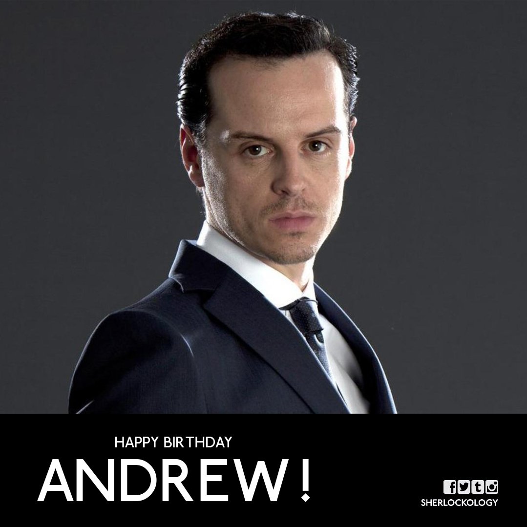 A massive Happy Birthday today to our favourite Consulting Criminal - Andrew Scott! 