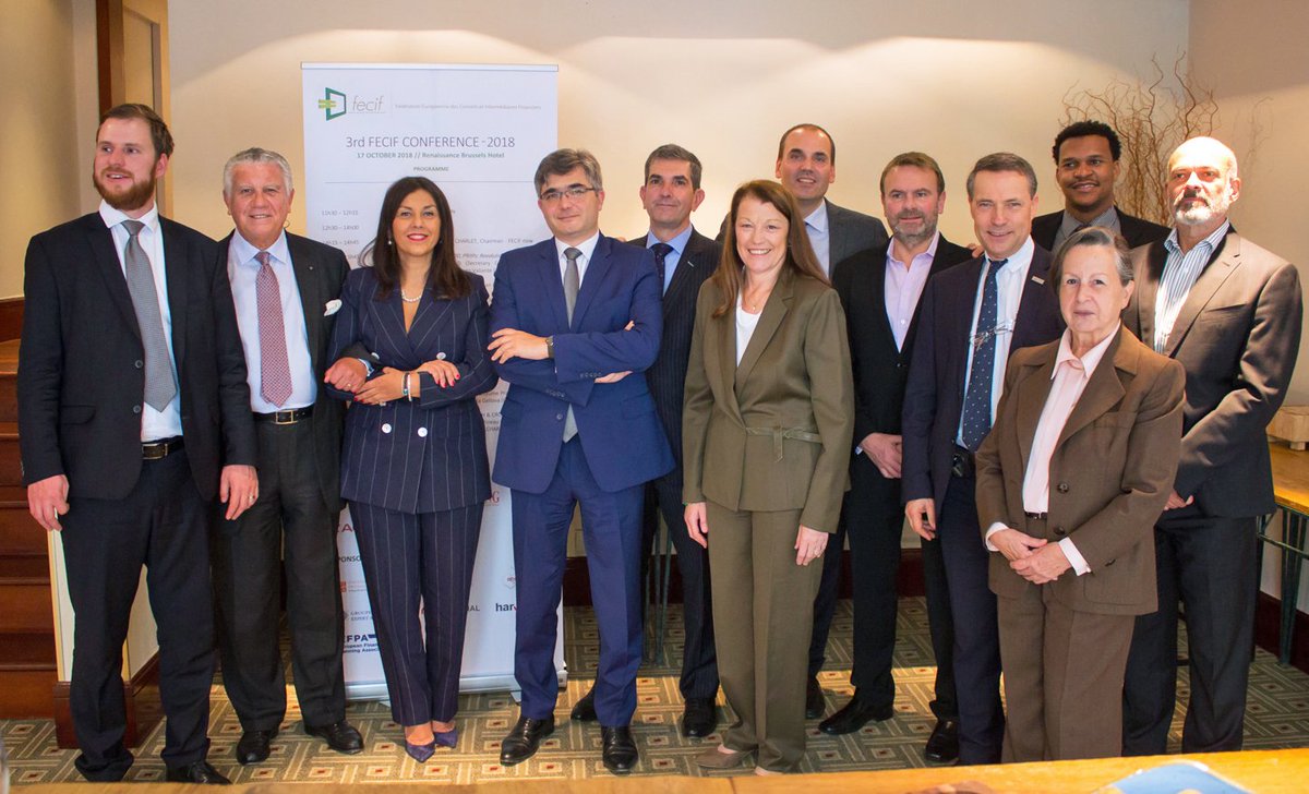 Members of the FECIF Board &amp; Advisory Committee at the board meeting in Brussels