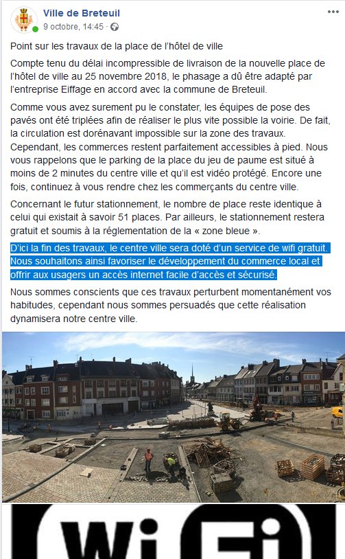 rocachristophe's tweet photo. La ville de @breteuil vient de valider sa commande de #wifi public et rejoint ainsi le #wifi territorial de l'#OisePicarde :)
#cygale #numérique #numéricien #wifipublic #deveco #ccop #yziact https://t.co/PHTUgzJsk9