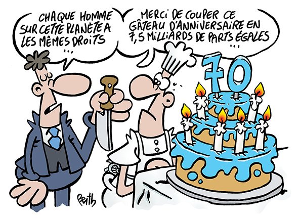 Berth Sur Twitter 3 Dessins Anniversaire Pour Spirou 1 3 Les 70 Ans De La Declaration Des Droits De L Homme