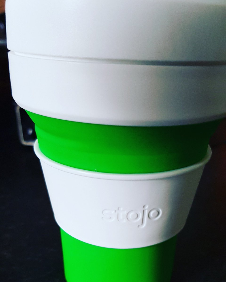 benge_nicola's tweet photo. My new folding portable @stojoco cup for hot and cold drinks. Revolutionary!
#reusereducerecycle #foldingcup #stojo #lesswaste https://t.co/KiCW8kt7rj