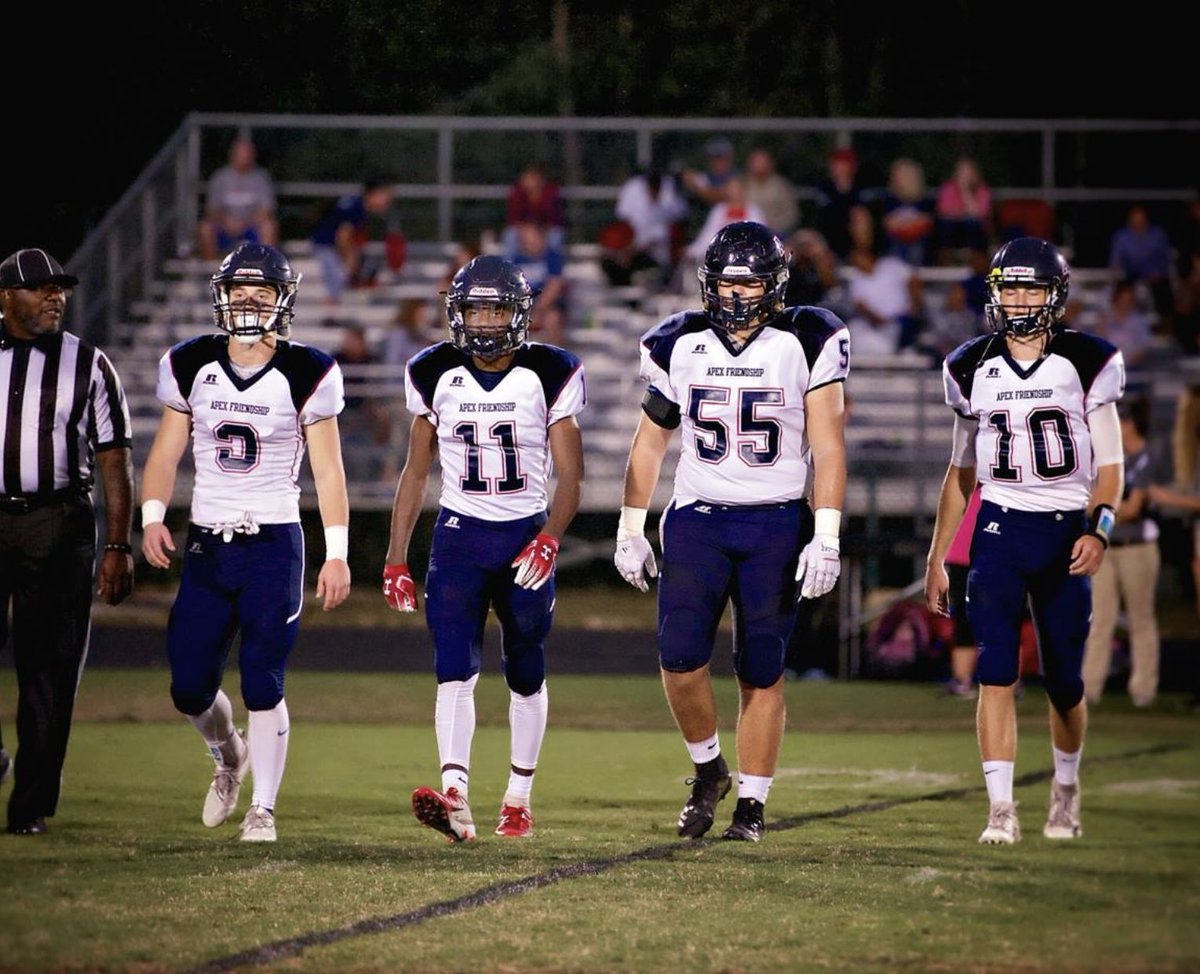 🏈 HOMECOMING 🏈

📍Apex Friendship 

🕖 7:00pm

❌ vs Holly Springs 

🇺🇸 Patriot Pride Theme