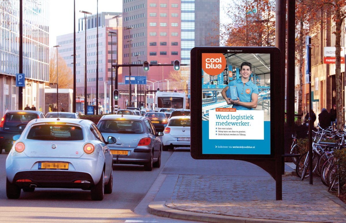 Campagne: <a href="/Coolblue_NL/">Coolblue</a> , word logistiek medewerker.

#OOH #Buitenreclame