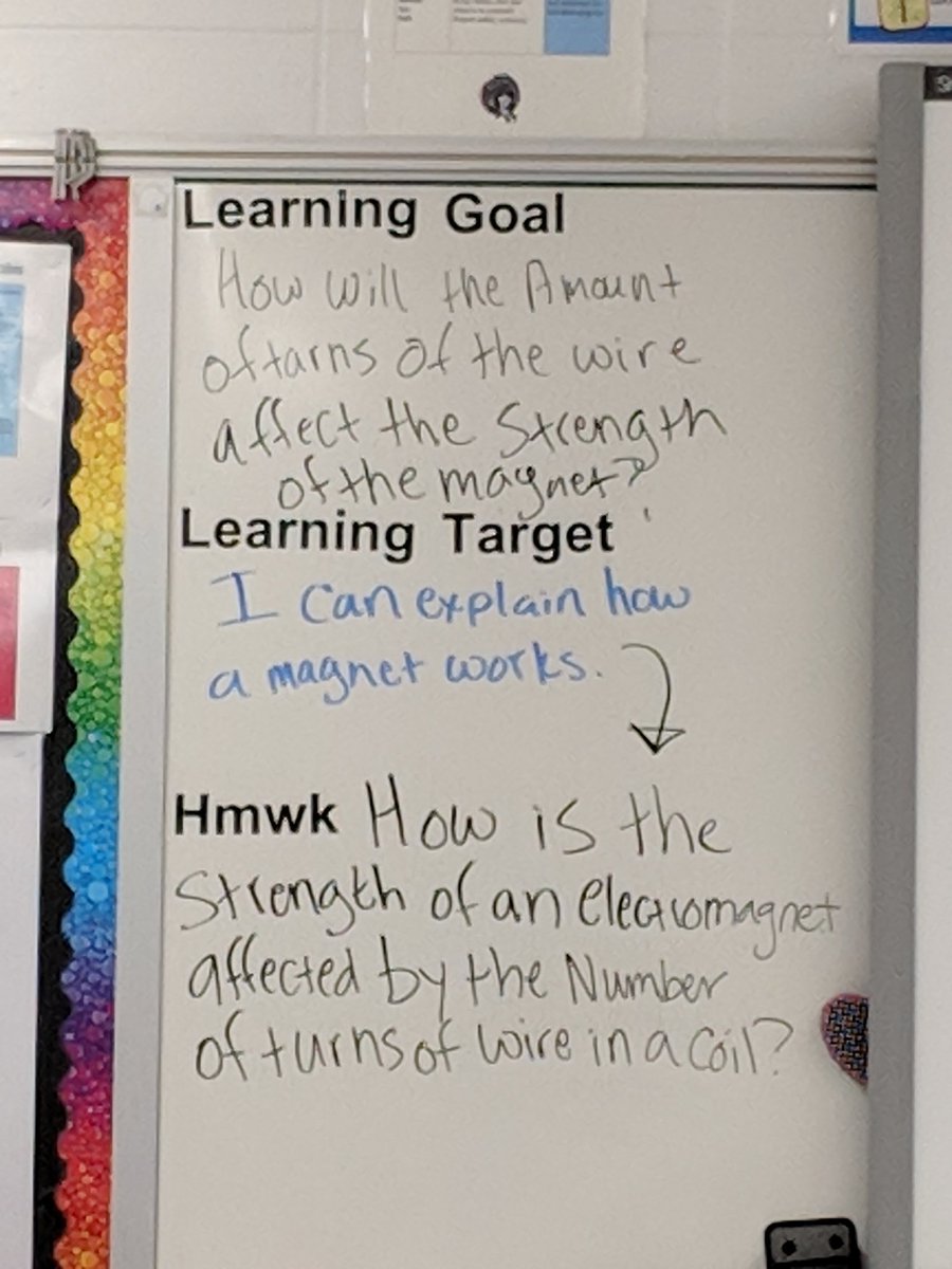 jderekscott1's tweet image. Spending the morning at WMS observing students engaging in Argument Driven Inquiry! Learn all about electromagnets #WSDLearns @WMSDrMantz @DrCokerWMS #ArgumentDriven