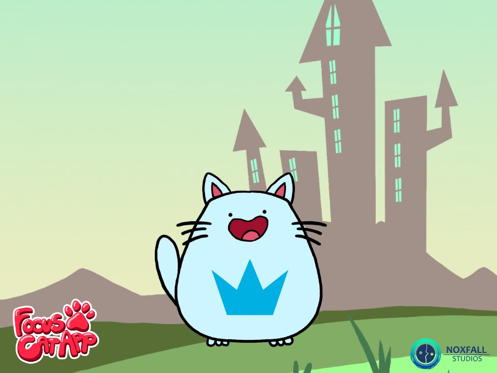 FocusCatApp's tweet photo. Which cat did you get today using Focus Cat App📱?! 
We got this celestial awesome king cat: Celeste 😻

#cat #productivity #Focus #MobileApp #furry #furryart #improvement #animals https://t.co/nE8kDJL6kp