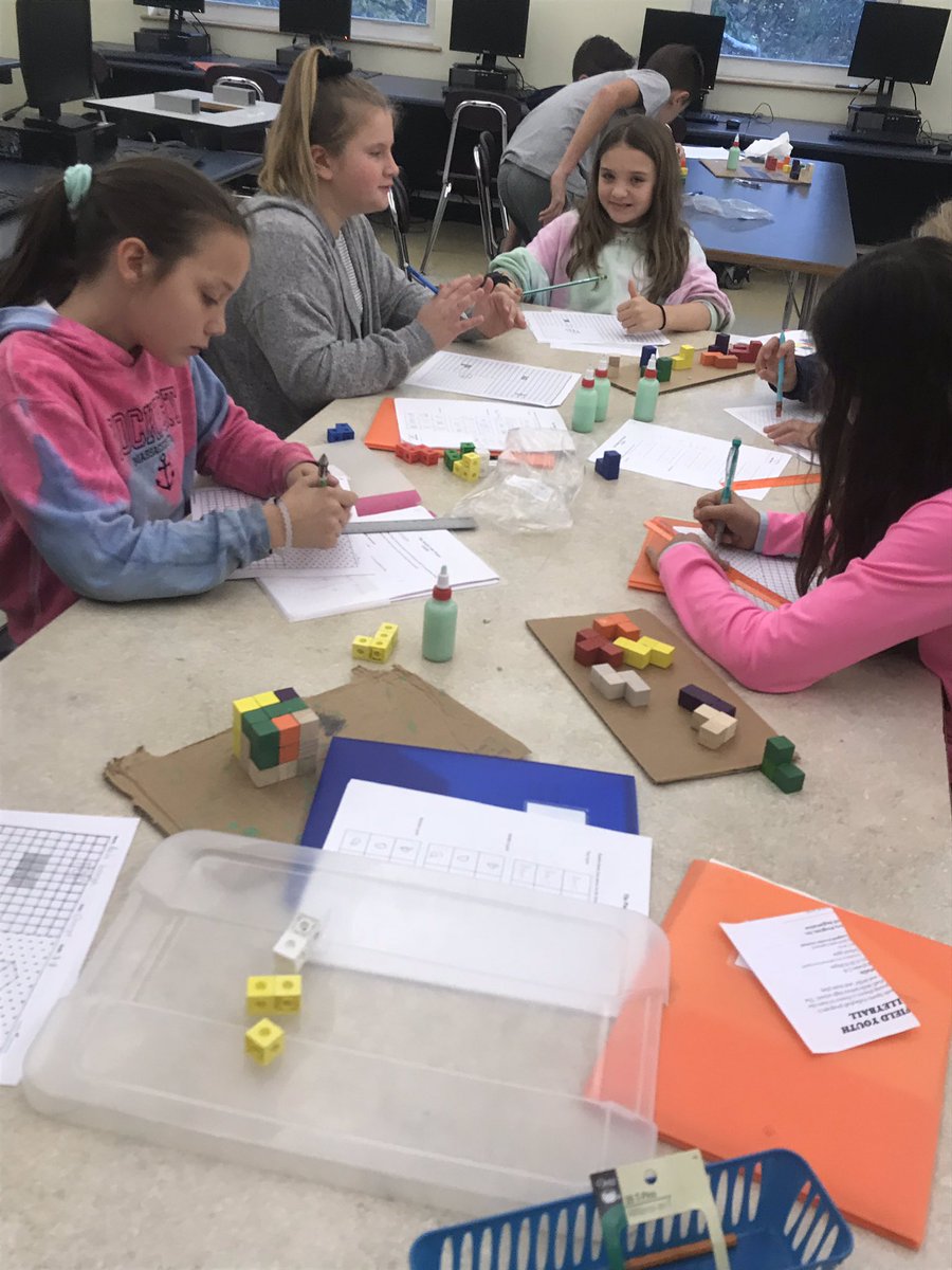 STEM_Spencer's tweet photo. Puzzle cube construction #grade6 https://t.co/x6X74k4aif