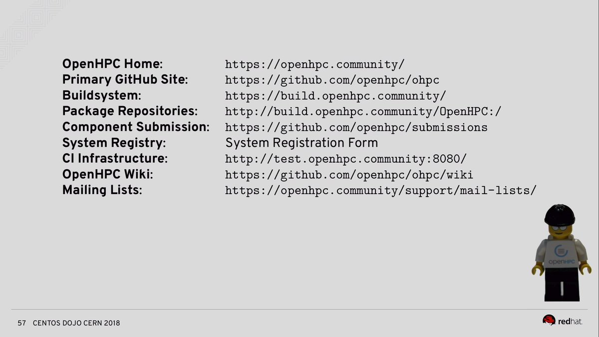 RDOcommunity's tweet image. Come collaborate with @OpenHPC !! ! #centosdojo #rdoday #CERN