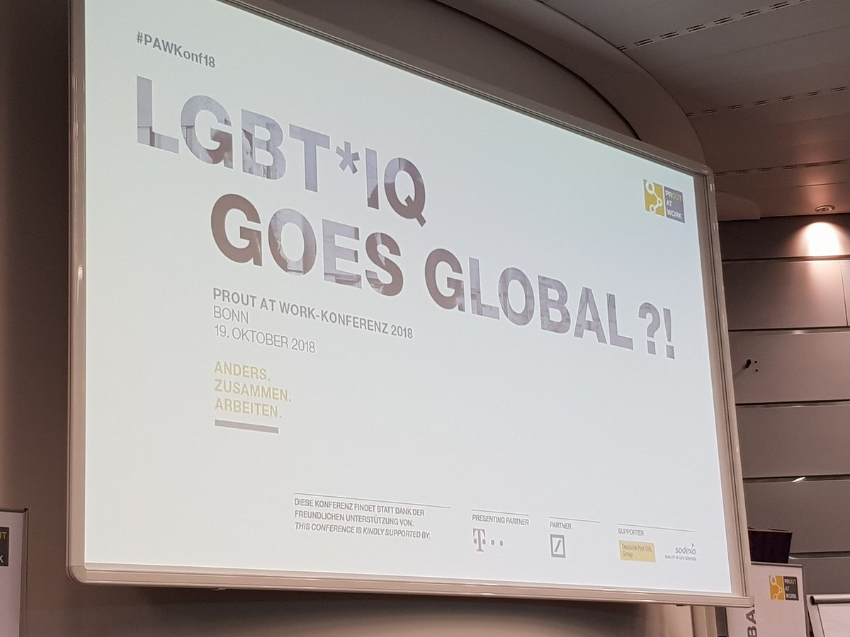SvenjaVry's tweet photo. Prout@work conference at Telekom Headquarter. We are living diversity! #MagentaPride #RepresentationMatters #lovemagenta #telekomwall #queerbeet #proutatwork #Diversity https://t.co/Y4uYh6Ew9Y