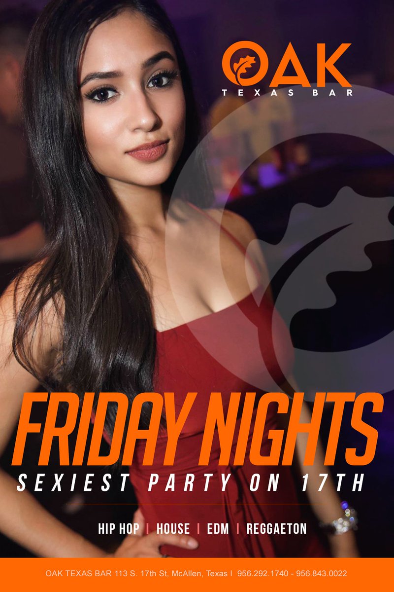 MidnightMcAllen's tweet photo. Let's kickoff the weekend by having ourselves one heck of a Friday night.
We'll have some NBA actin on to start the night.
Music by Mark Nova.
RSVP: 956.292.1740.
#OAKTexasBar #OAK17 #MezzENT https://t.co/ufhX7Rcsuz