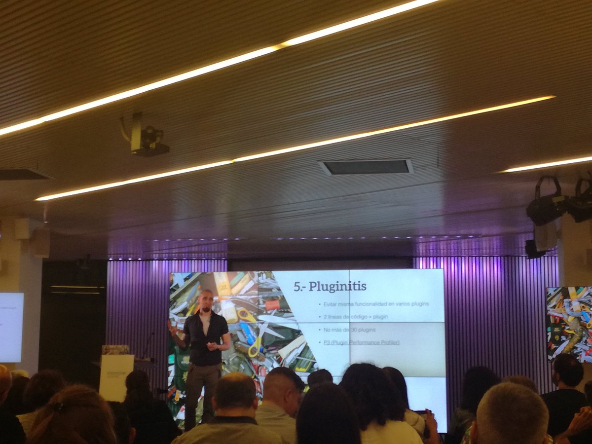 SEOJoBlogs's tweet photo. Don't become a "pluginitis" don't use a plugin if you could just write a line or two of code. Don't have more than 30 plugins on your site. #WordPressBCN #Meetup #Barcelona @Meetup https://t.co/epLLZtEX0l