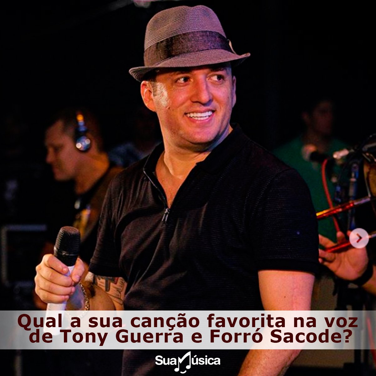 suamusica's tweet photo. Que ninguém fica parado quando toca Forró Sacode a gente já sabe, mas qual sua música preferida deles na voz do Tony Guerra? Deixe sua resposta aí nos comentários! 😎❤ #TonyGuerra #ForroSacode https://t.co/uEvkbSZzBG