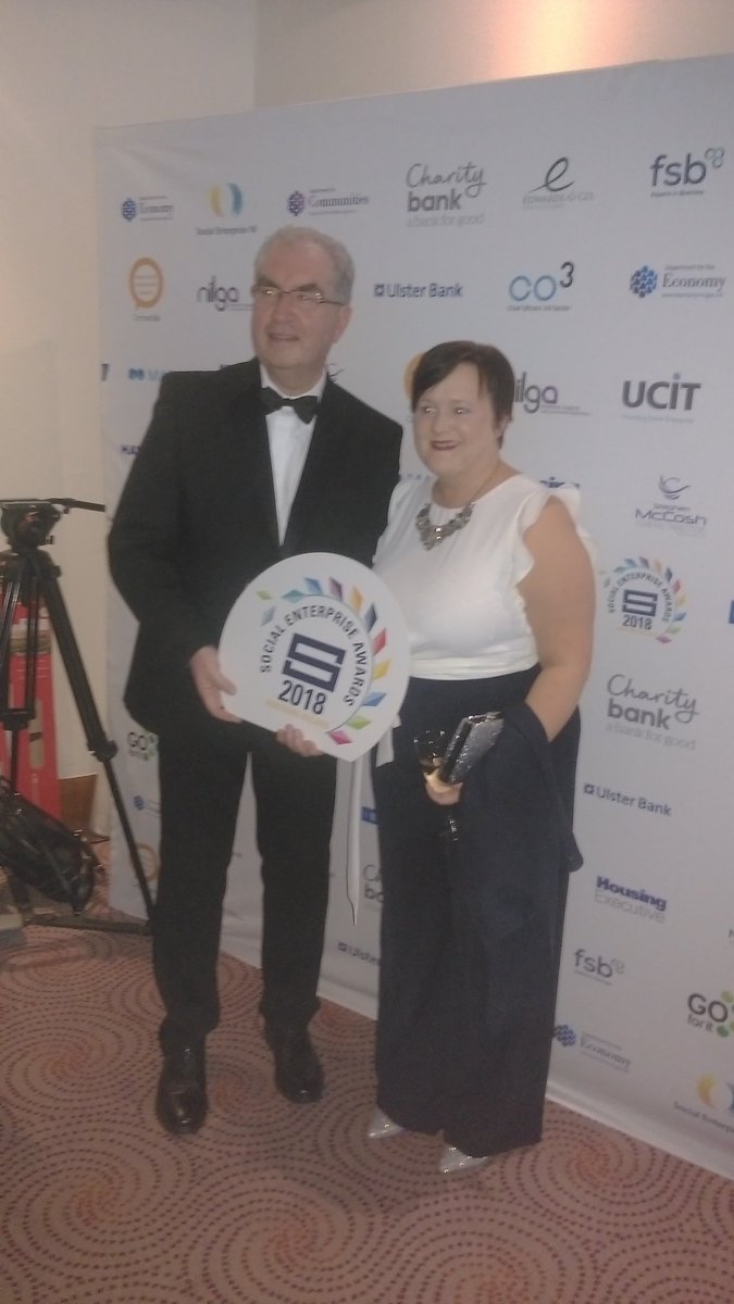 NI_Hummingbird's tweet photo. We're here 😁 so happy to be here at #SocEntNIAwards18 
#teamhummingbird https://t.co/tHZxLaF7Cm