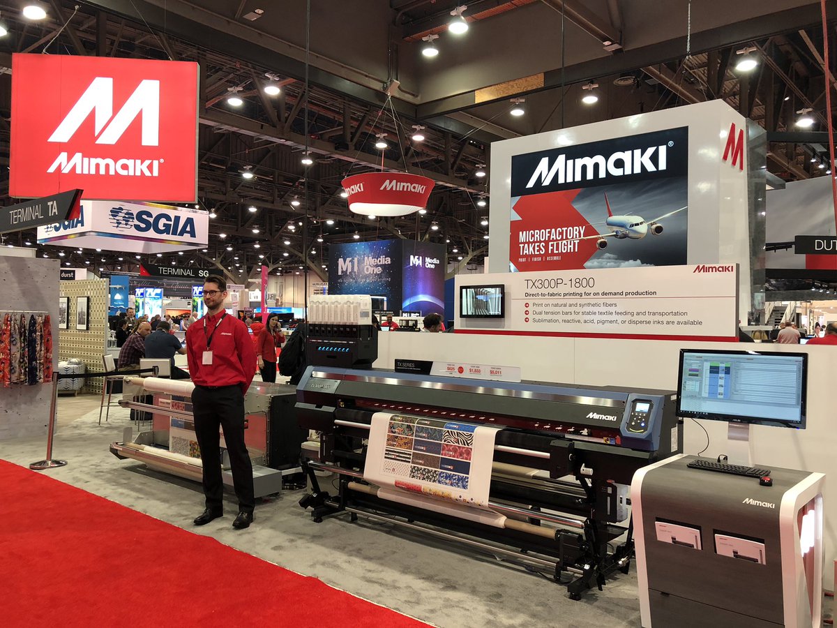 mimakilatam's tweet photo. Los dos primeros días de SGIA están siendo todo un éxito, con visitantes de muchos países y mucho interés en las tecnologías de Mimaki.
#sgia #sgiaexpo #sgia2018 #Mimaki #granformato #wearewideformat https://t.co/RaSz957eNN