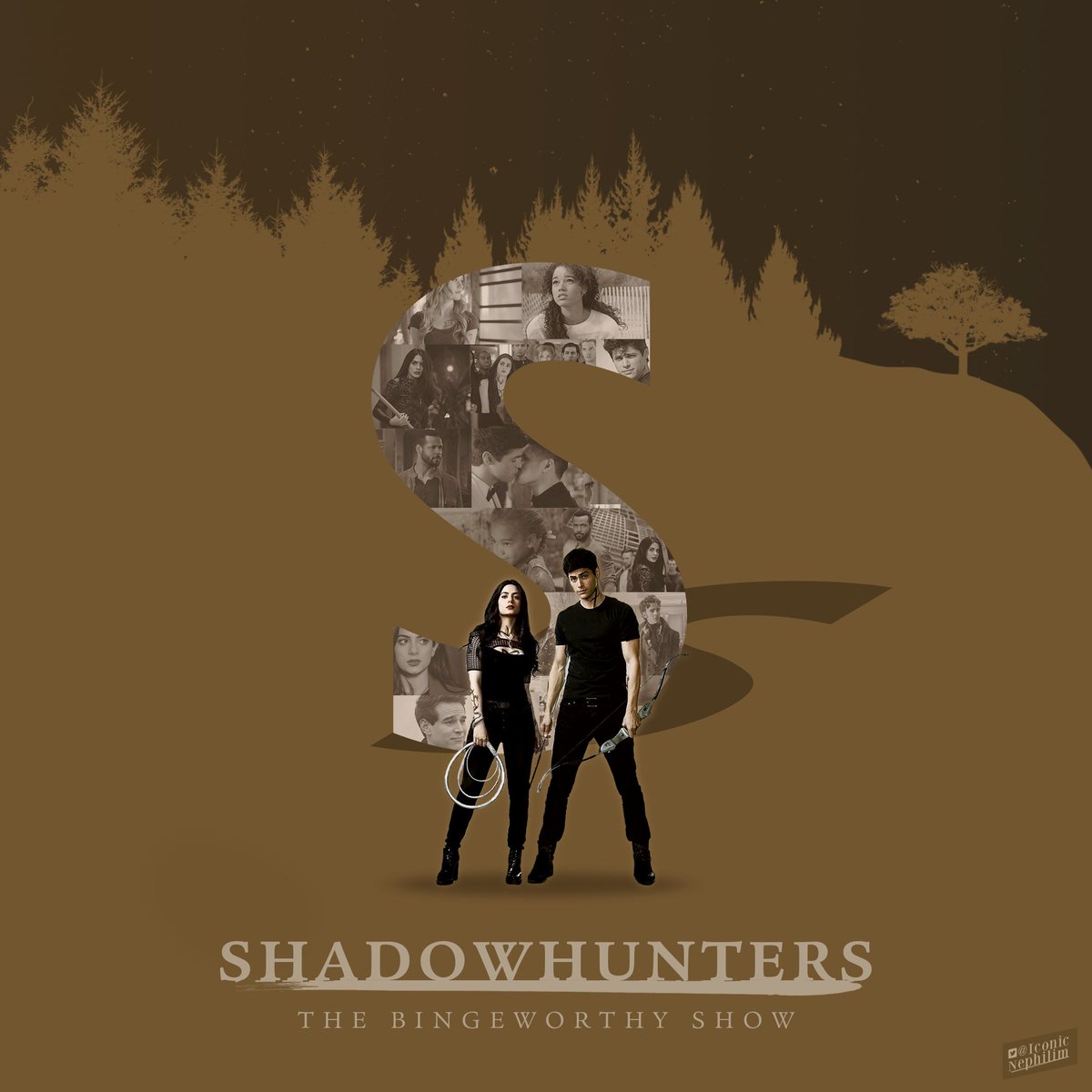 IconicNephilim's tweet photo. When you have to wait a whole year for your favorite show to return, that gives you plenty of time to watch it all over again, and again, and again and never get bored of it. That's why #Shadowhunters is #TheBingeworthyShow of 2018 in the #PCAs. RT to vote! https://t.co/CP4gZJNMQO