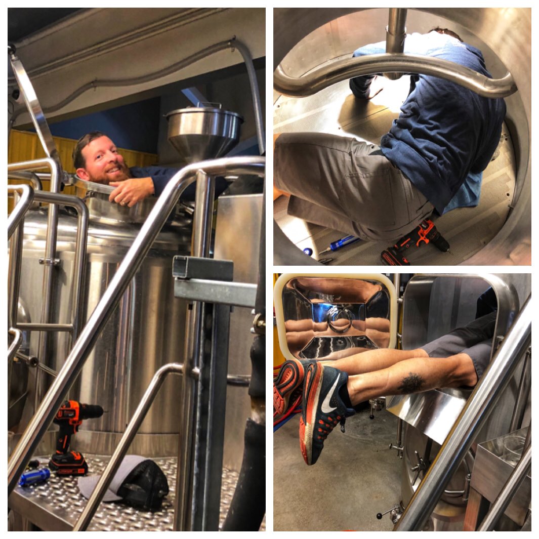Sometimes you just have to deep clean....😂👍🏼🍻
.
.
.
#cleaningday #mostlycleaning #brewhouse #showmebeer #drinkmobeer #springfieldmo #4by4brewingco #keepitclean