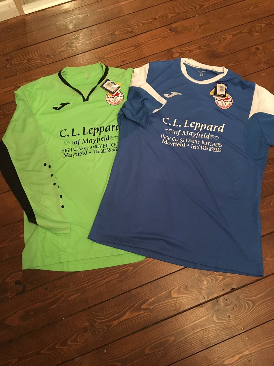 JARVISBROOKFC's tweet photo. Our new reserve kit has arrived. Many thanks to local business owner Carl Leppard and his butchers for their continued support of our club!
@leppardsbutcher https://t.co/KusHaruJbJ