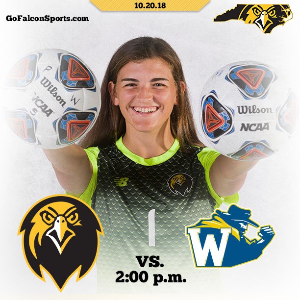 PfeifferSports's tweet photo. Pfeiffer Women's Soccer returns home to take on N.C. Wesleyan on Saturday at 2:00 p.m.!  #GoFalcons https://t.co/72UtqQMzbP
