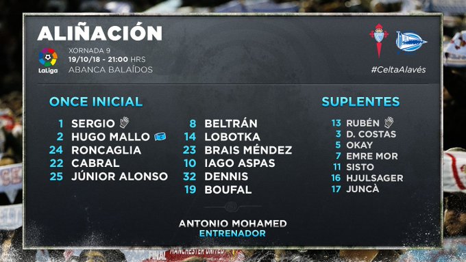 R.C. Celta 0-1 Deportivo Alavés | 9ª Jornada Liga Dp45181XcAAnlI5