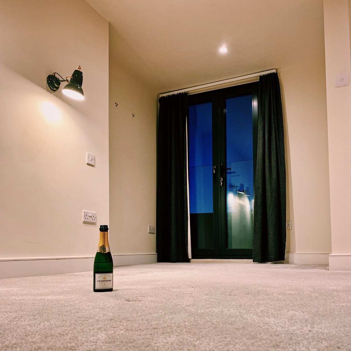 davejfrost's tweet photo. The most expensive thing I’ve ever bought (not the half size TESCO own brand champers) 🏠👬 https://t.co/DSIAME4tAI