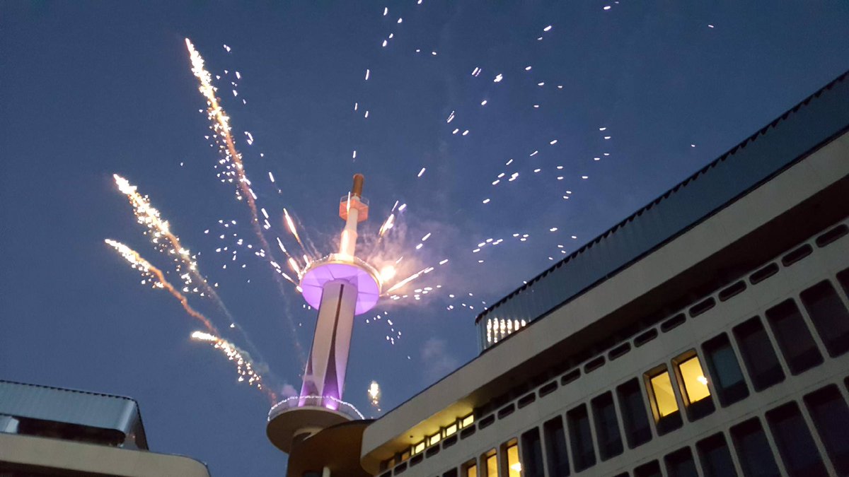 TheNextFrench's tweet photo. Magnifique feu d’artifice 🎆 tiré du Mabilay pour clôturer cette belle journée mettant à l’honneur 20 ans d’innovations🎉 🤗 #20ansiLab #Wahou #Rennes #Bretagne #feudartifice https://t.co/gbSJ7tXTrF

— La FT Rennes St Malo (LaFTRSM) October 19, 2018