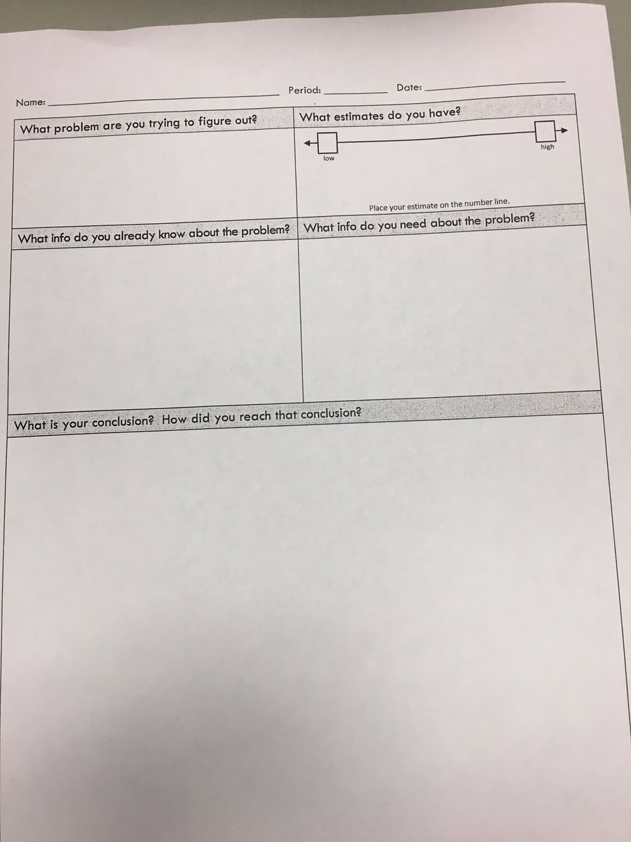 lddewease's tweet photo. Complicated or Complex? Problem solving is complex but we treat it as if it was complicated! Problem Solving frameworks! @HCDE_Math @HCDE_TLC #WISDMath @robertkaplinsky https://t.co/6ErHgkF8ev