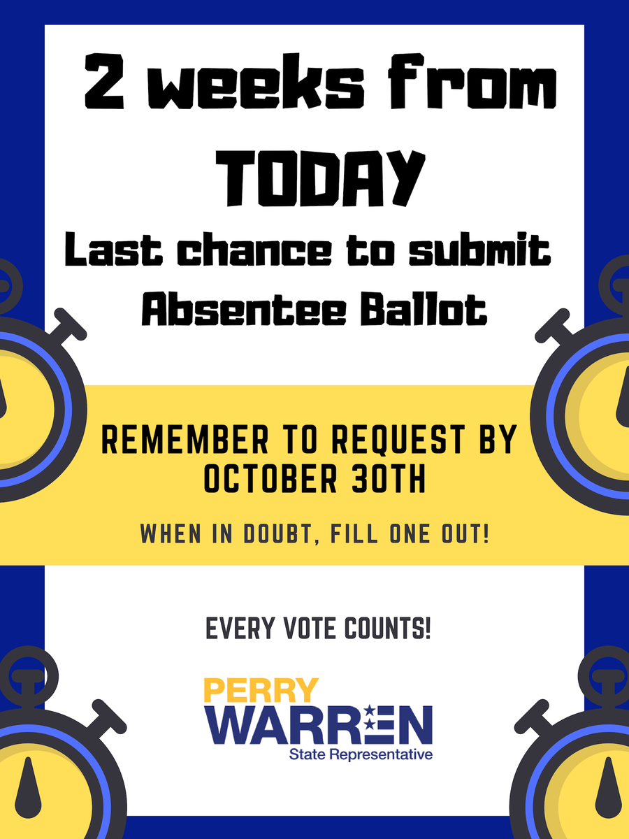 Find out how to Request your Absentee Ballot today!
perrywarren.com/absentee-ballo…