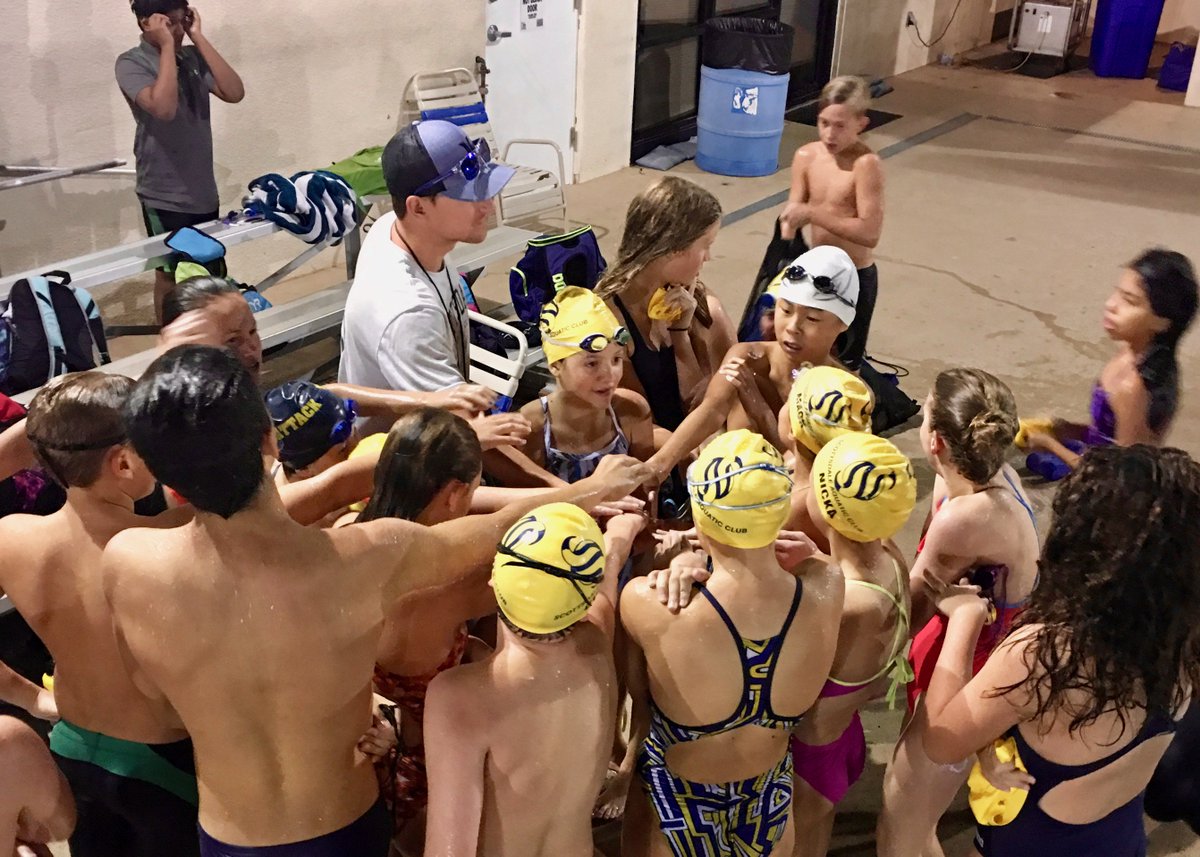ScottsdaleSwim's tweet photo. For a charm of powerful trouble, Like a heck-broth boil and bubble, here's a shot of a Scottsdale Huddle! #sacteam #sachuddle https://t.co/wN8QgCPns4