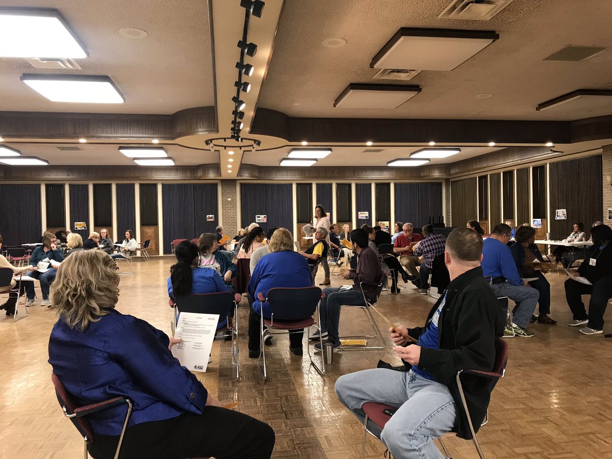 mrs_caraknight's tweet photo. A great, eye-opening experience this morning as @TxkCollege hosted the first of two Community Action Poverty Simulations for employees. #goTXK https://t.co/v0Z6UUbOXU