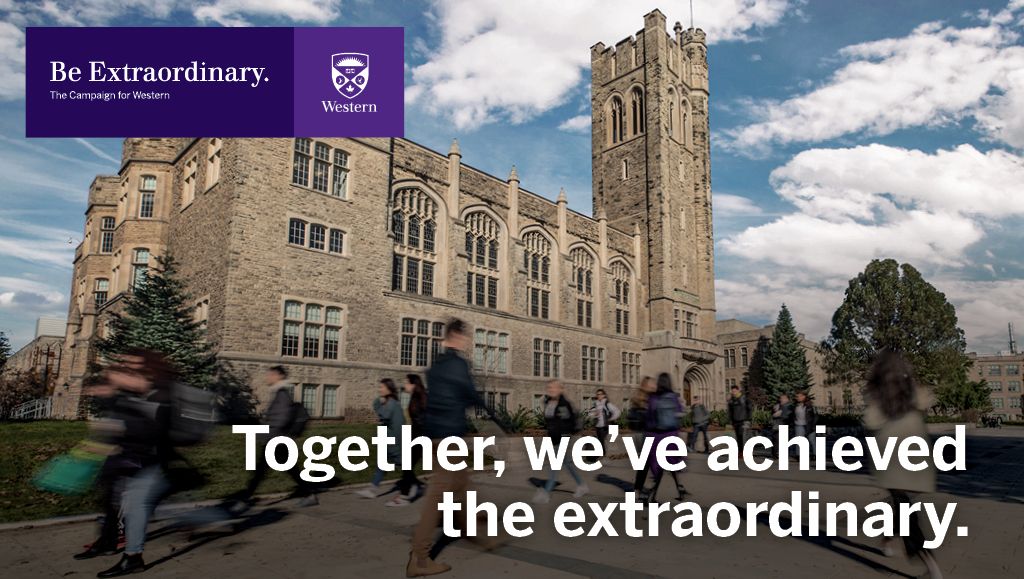 westernuScience's tweet photo. Thank you to all those @westernuAlumni and friends of #WesternUScience whose generous contributions have helped our students, faculty, and staff to #BeExtraodinary. #purpleandproud https://t.co/iwNbEJLuer https://t.co/1Zr4si5OSK