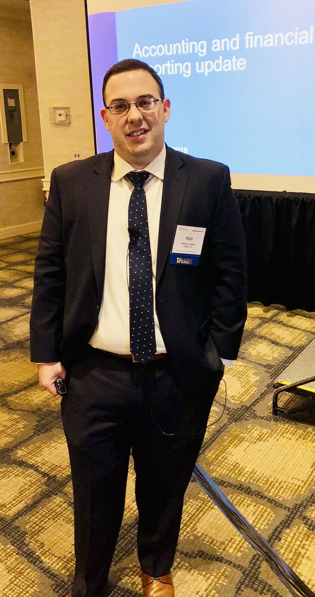 AMMonks's tweet photo. Change++
@HFMA_MA_RI annual Accounting & Financial Reporting Update at Oct mtg to alert finance profs to changes in industry stds. Bob Mahoney/Matt Uglietta of @KPMG present on key pronouncements #ASC606, #ASU2018-08, #ASU842, #ASU2016-14, #ASU2016-01, #ASU2017-07 and #ASU2016-08 https://t.co/ViTA96M7rK